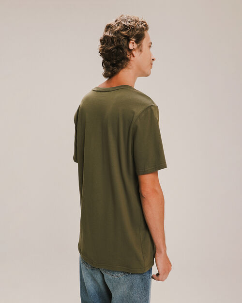 Playera Verde Cuello V